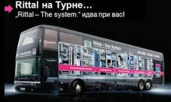 The demonstration bus of Rittal GmbH, Germany was visiting TESTEL ENGINEERING